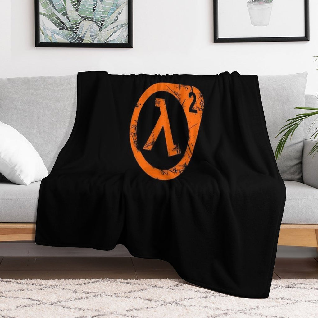 HL2 Orange Compact Throw Blanket
