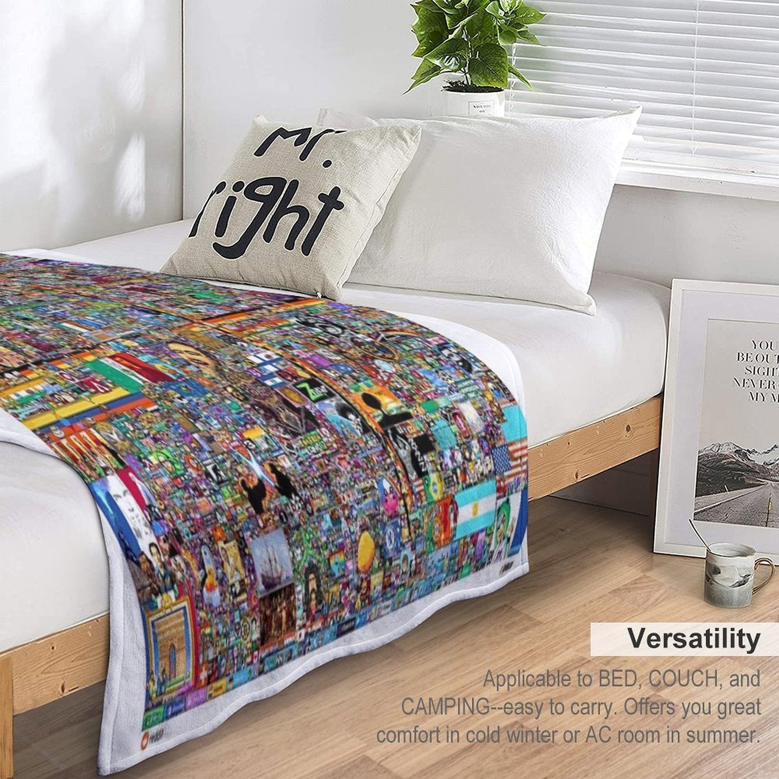 Rsquare 2022 Velvety-soft Throw Blanket
