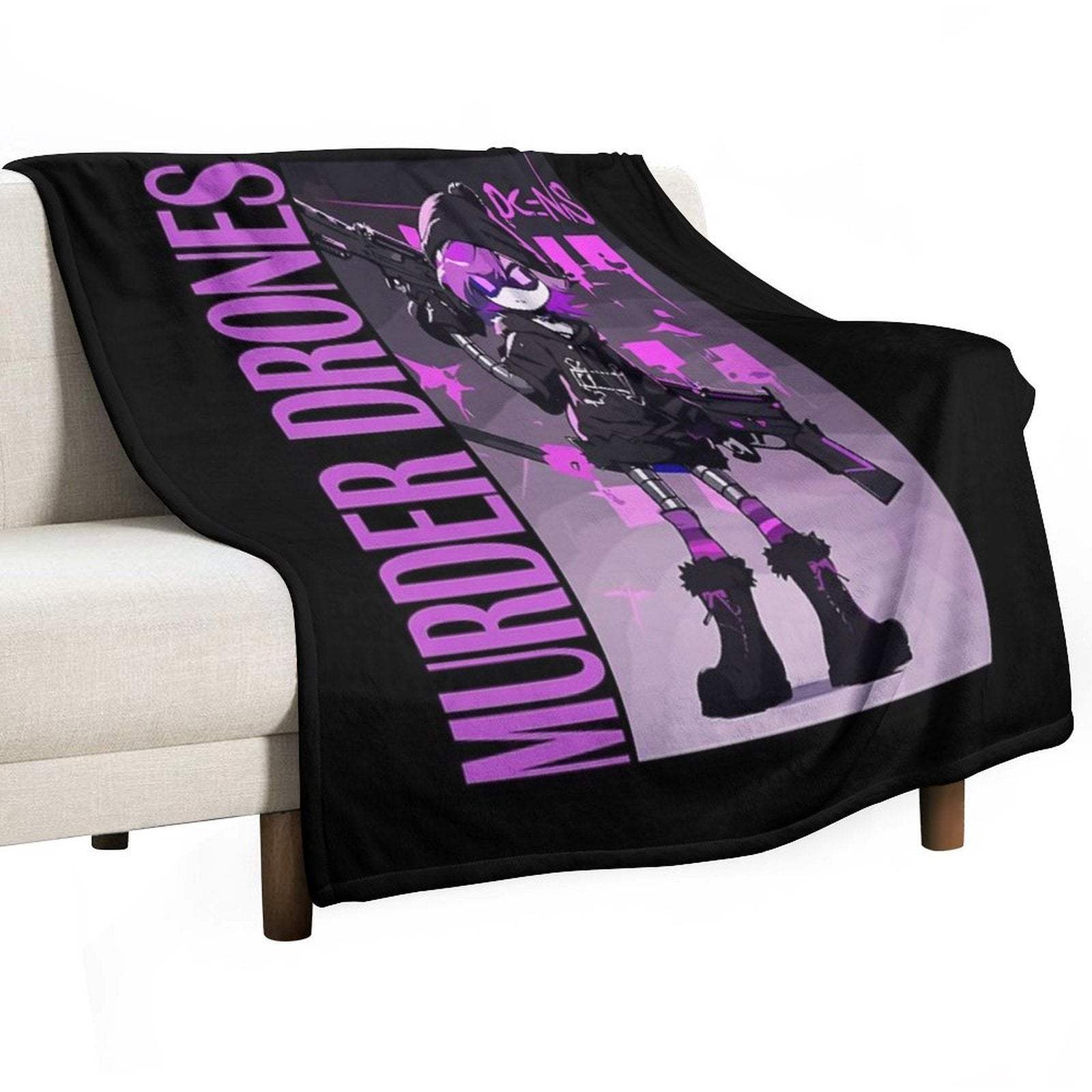 Murder Drones Durable Throw Blanket