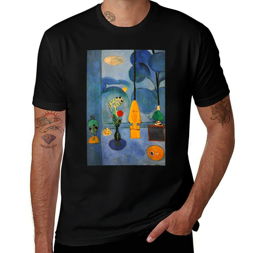 Matisse -- The Blue Window  Summer-ready Fabric T-Shirt