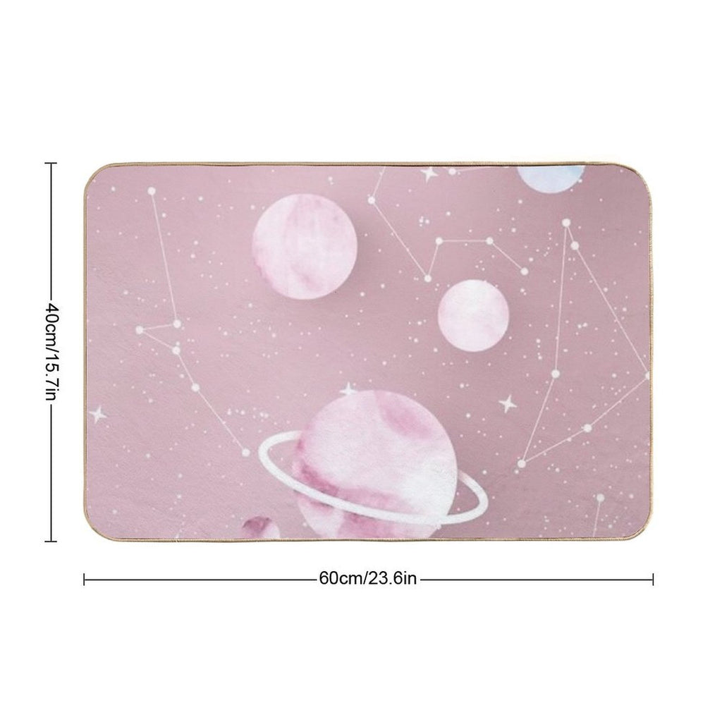 Planets Vsco  Dirt-Trapping Bath Mat