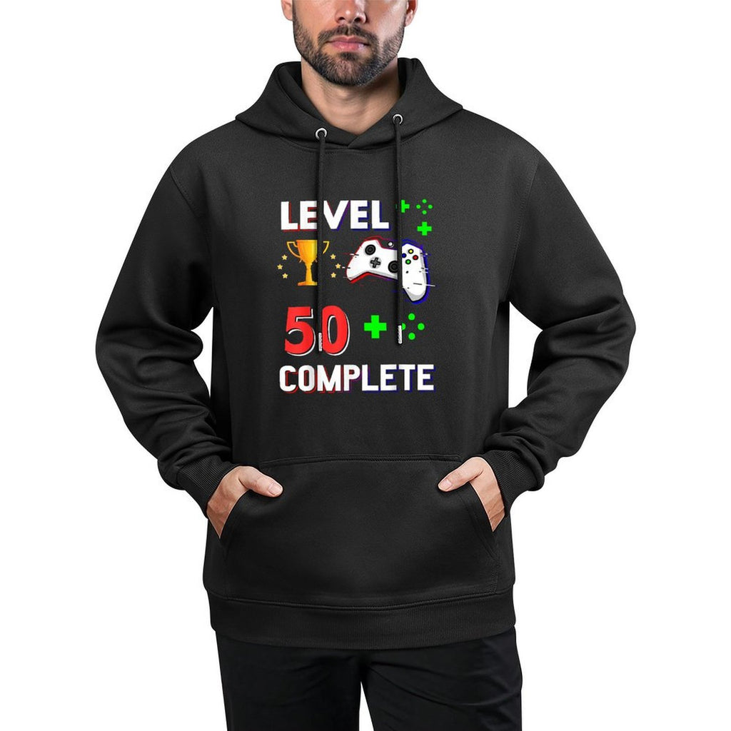 50th Birthday Level 50 Complete Video Gamer Gift Durable Construction Hoodie
