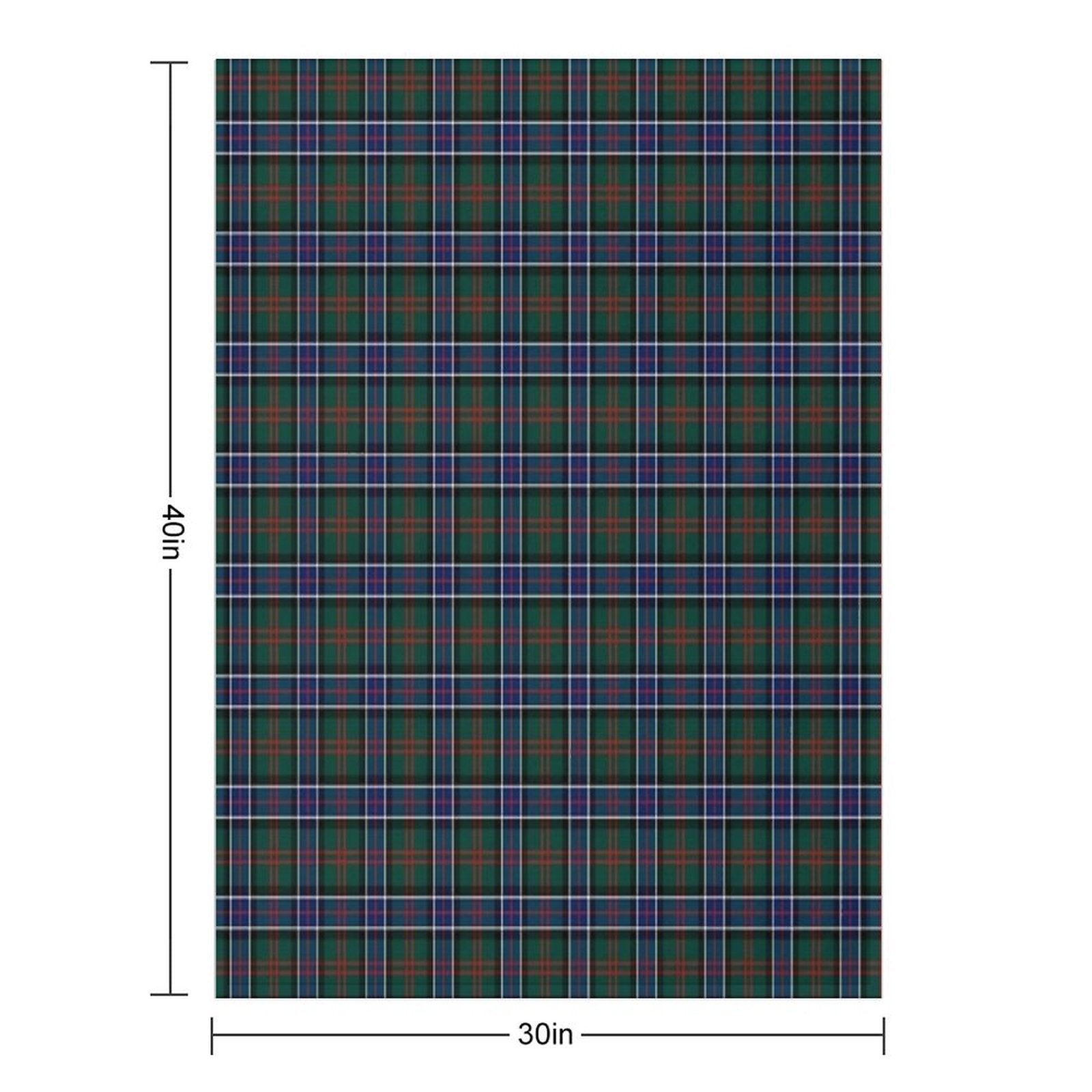 Clan Sinclair Hunting Tartan Travel-friendly Throw Blanket