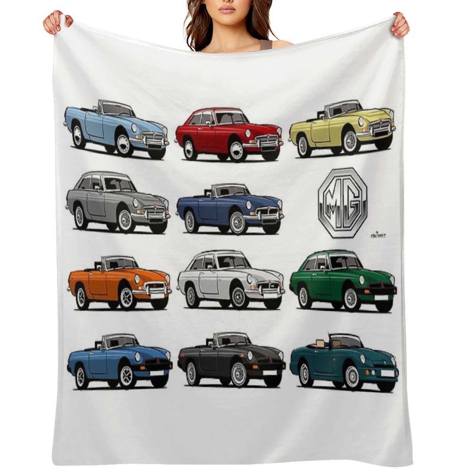 MGB, MGC And RV8 Evolution Gift-ready Throw Blanket