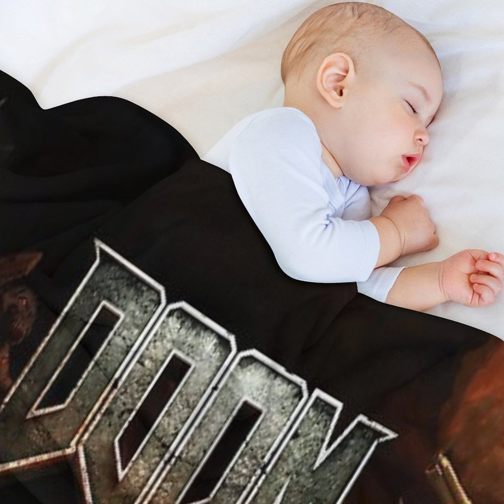 Doom The Dark Ages Video Game All-season Throw Blanket
