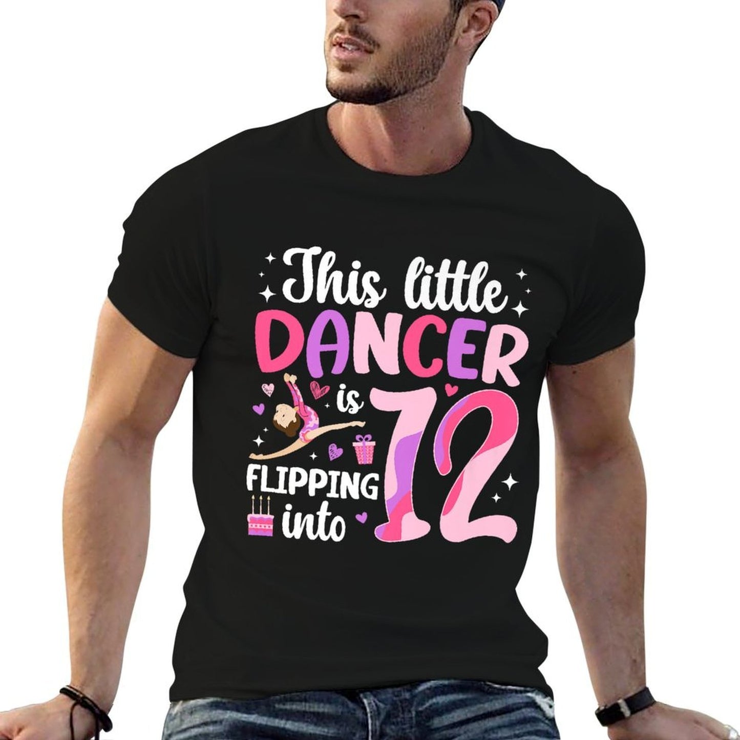 12th Birthday Dance Girl Twelve Year Old Dancer Birthday Premium Comfortable T-Shirt