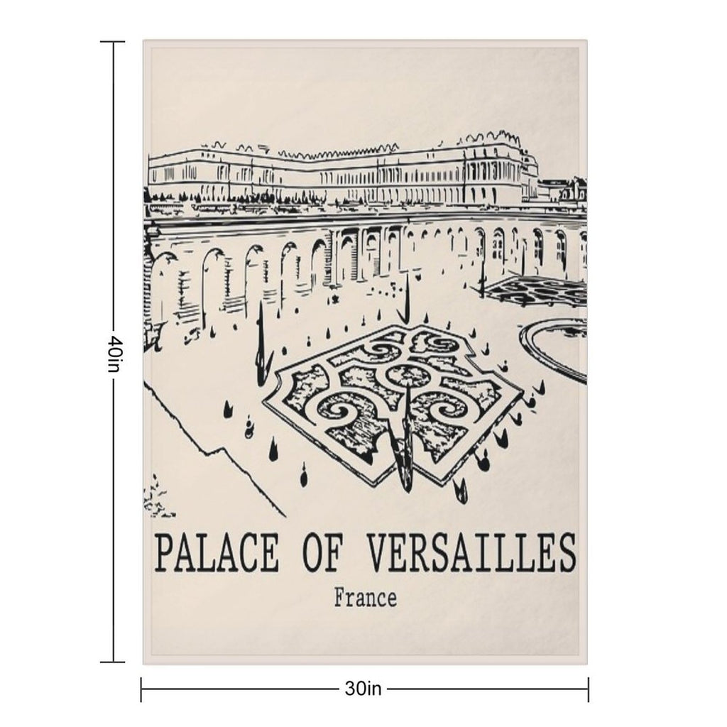 Palace of Versailles - France Shrink-resistant Throw Blanket