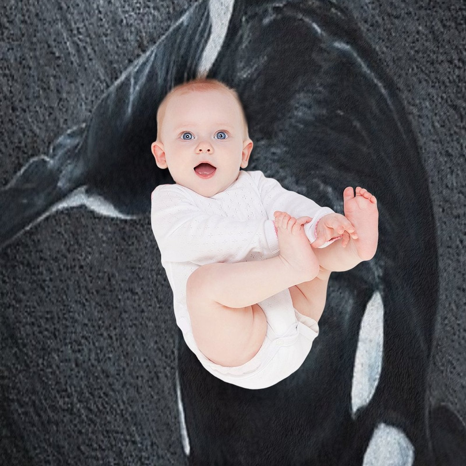White Whale - Orca Quick-dry Throw Blanket