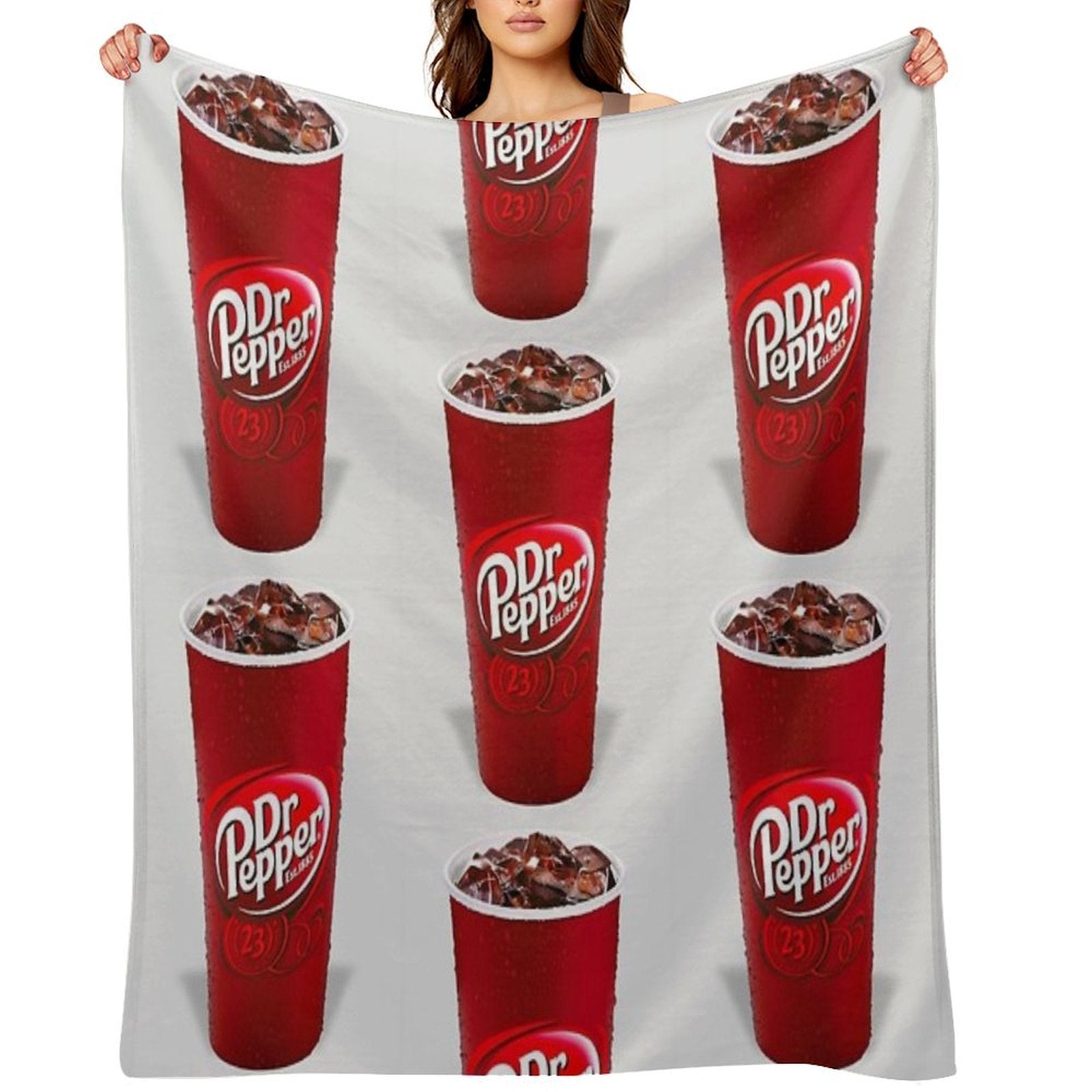 Dr Pepper Multi-functional Throw Blanket