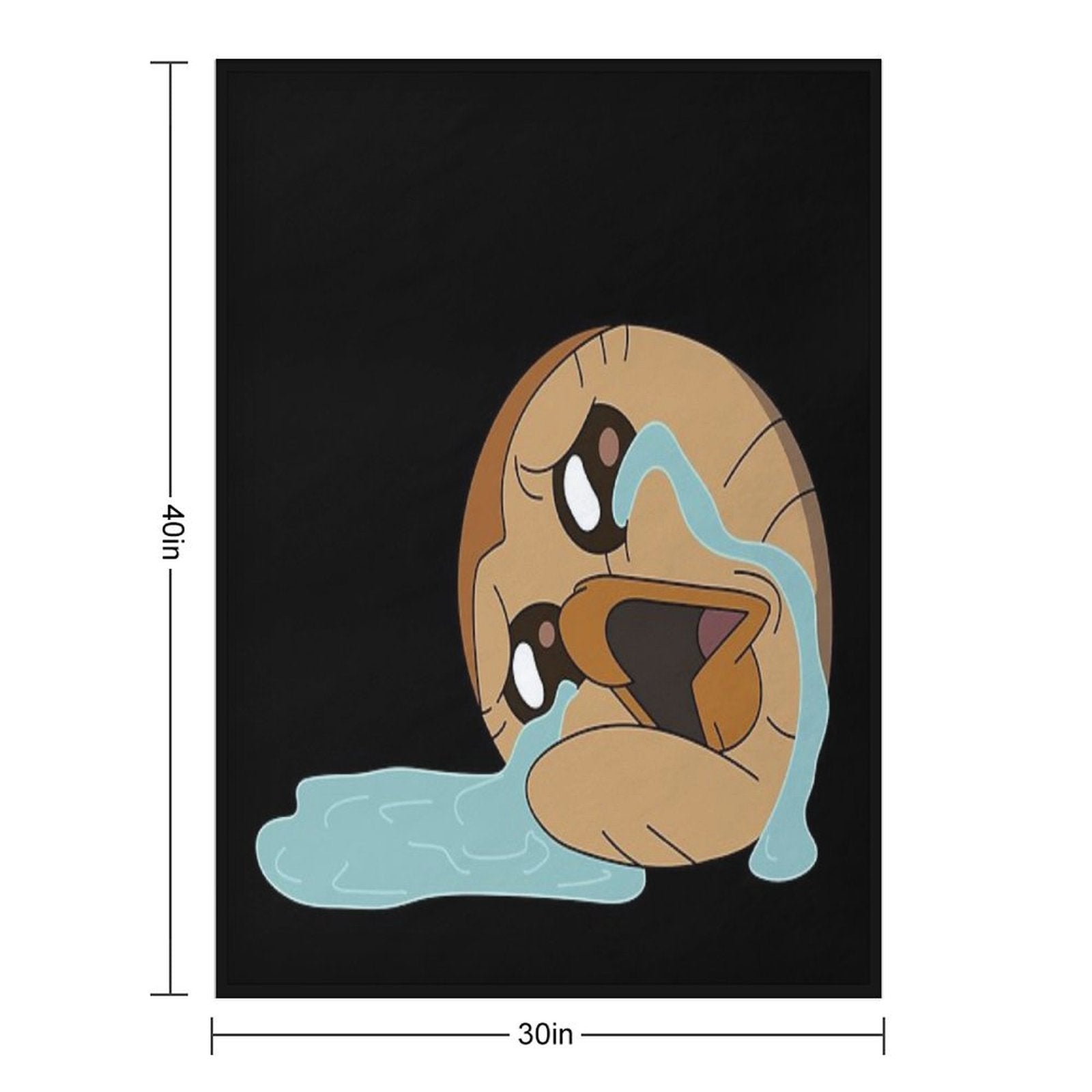Sad Hooty The Owl House Durable Throw Blanket