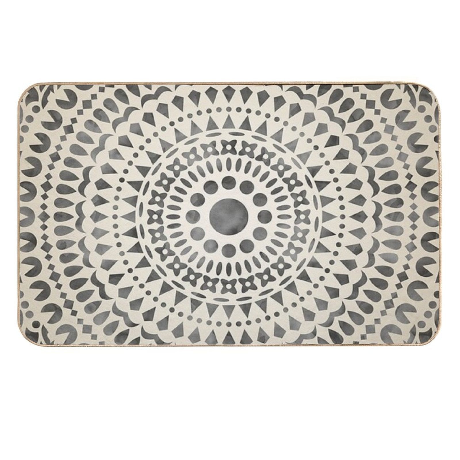 Watercolor Mandala Mandala10w  Eco-Friendly Bath Mat