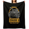 Tiger I - WW2 German Tank Sustainable Throw Blanket