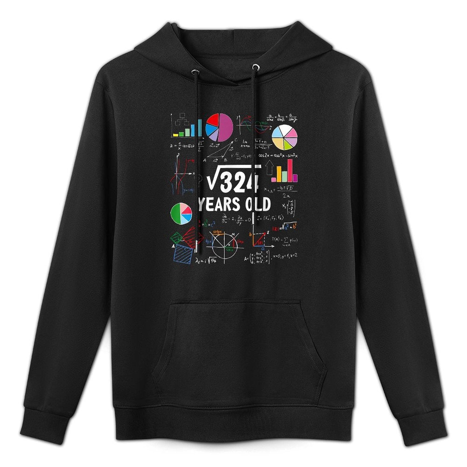 Square Root Of 324 18th Birthday 18 Year Old Geek Math Nerd Durable Construction Hoodie
