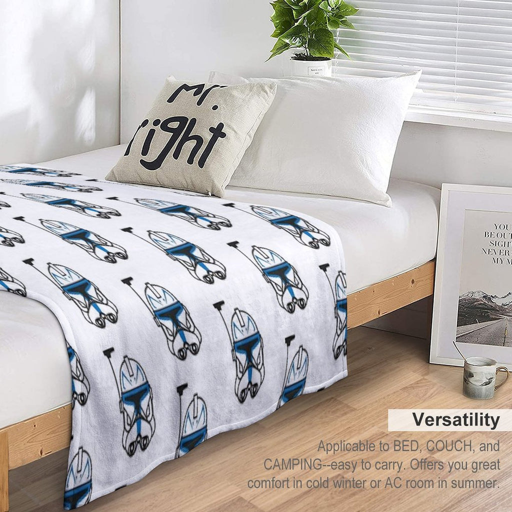 Clone Trooper Rex - 501st Legion Phase 2 Machine-washable Throw Blanket