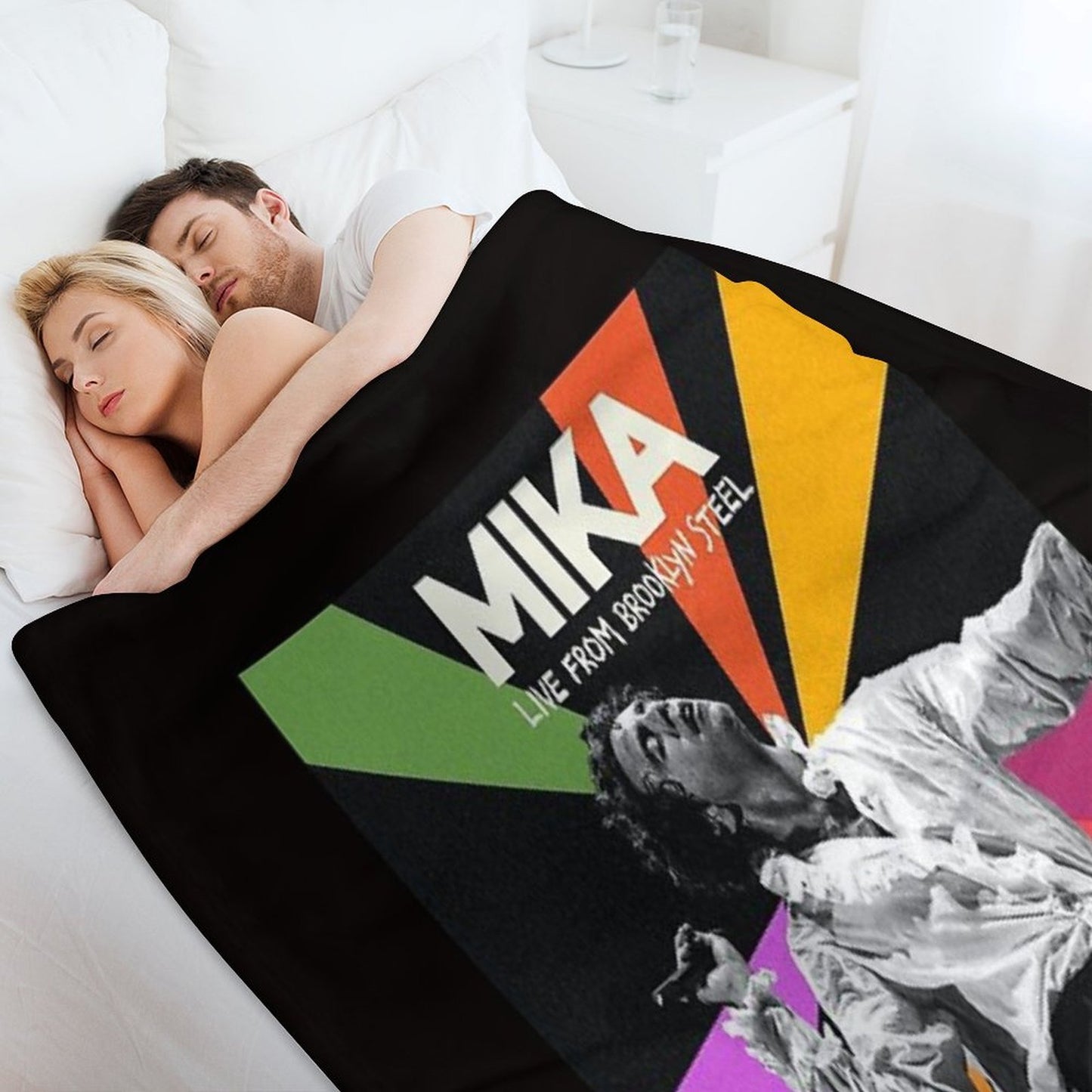 Mika Live from Brooklyn Steel Easy Care Throw Blanket