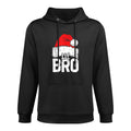 Little Brother Santa Christmas Family Matching Pyjamas Xmas Customizable Surface Hoodie