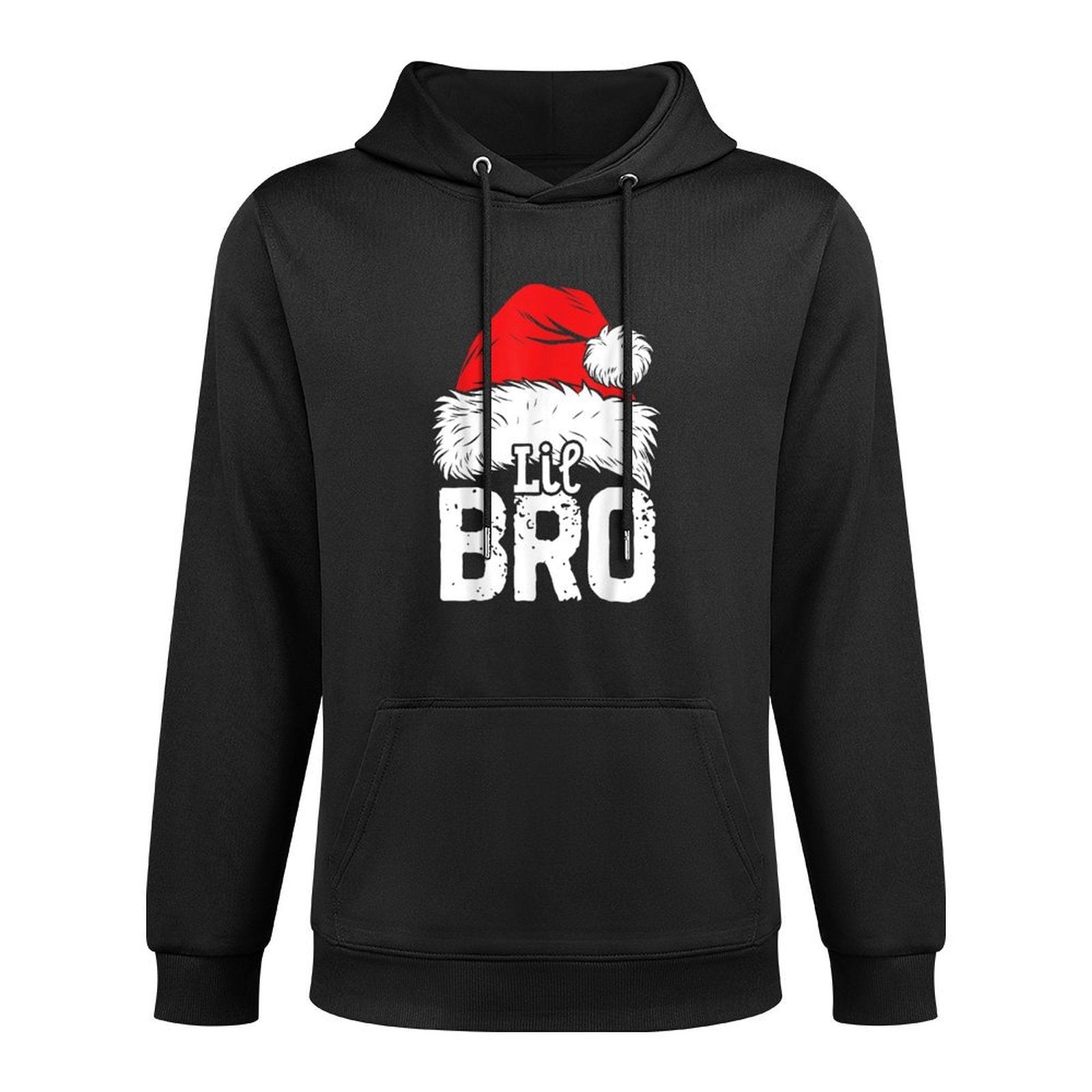 Little Brother Santa Christmas Family Matching Pyjamas Xmas Customizable Surface Hoodie