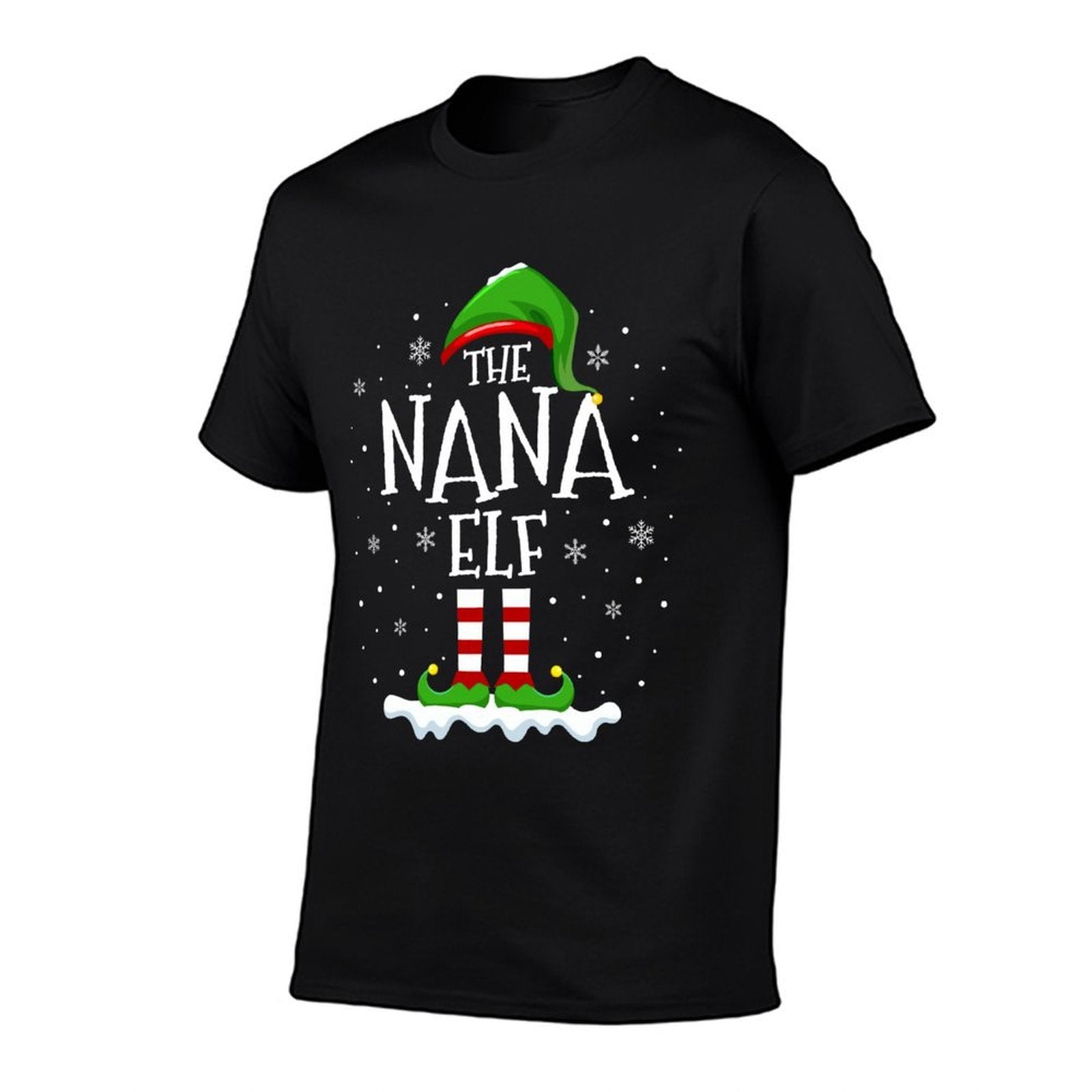 Nana Elf Squad Xmas Family Matching Group Christmas Elf  Vintage-inspired T-Shirt