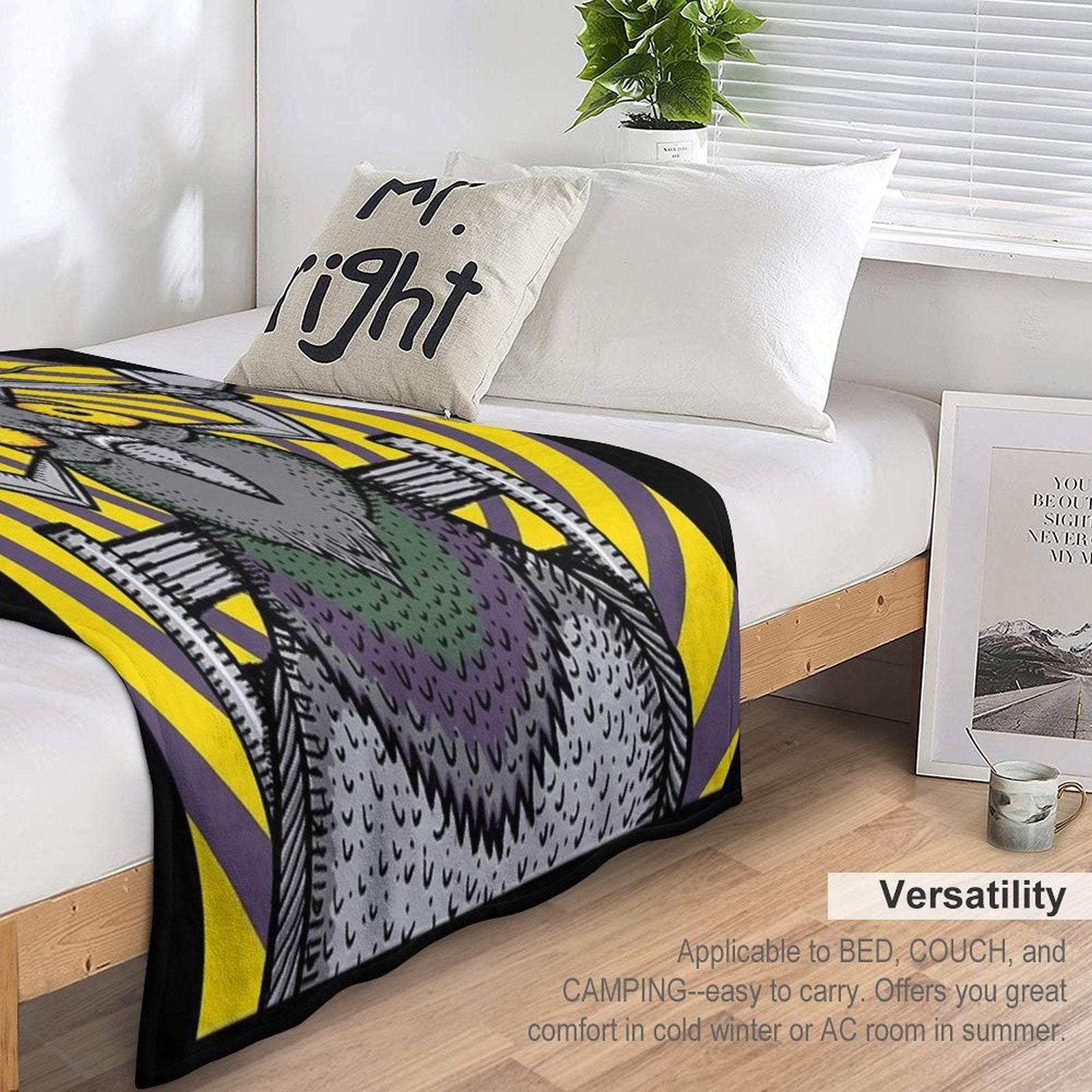 Psychology by Pigeons Playing Ping Pong Sustainable Throw Blanket