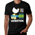 Woodstock - 3 Days Of Peace And Music Poster  High-quality Stitching T-Shirt