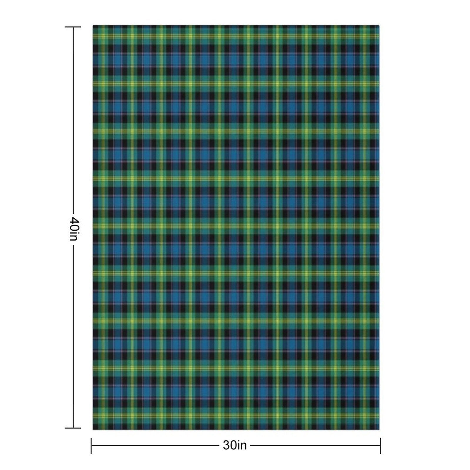 Clan Watson Tartan Eco-conscious Throw Blanket