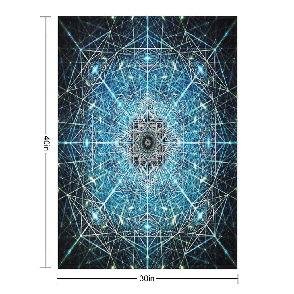 Dimensional Tensegrity Eco-conscious Throw Blanket