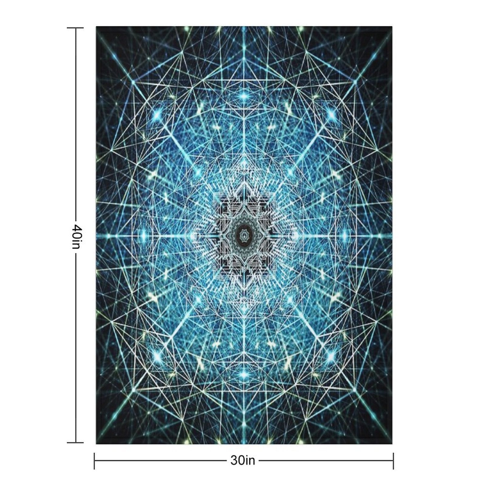 Dimensional Tensegrity Eco-conscious Throw Blanket