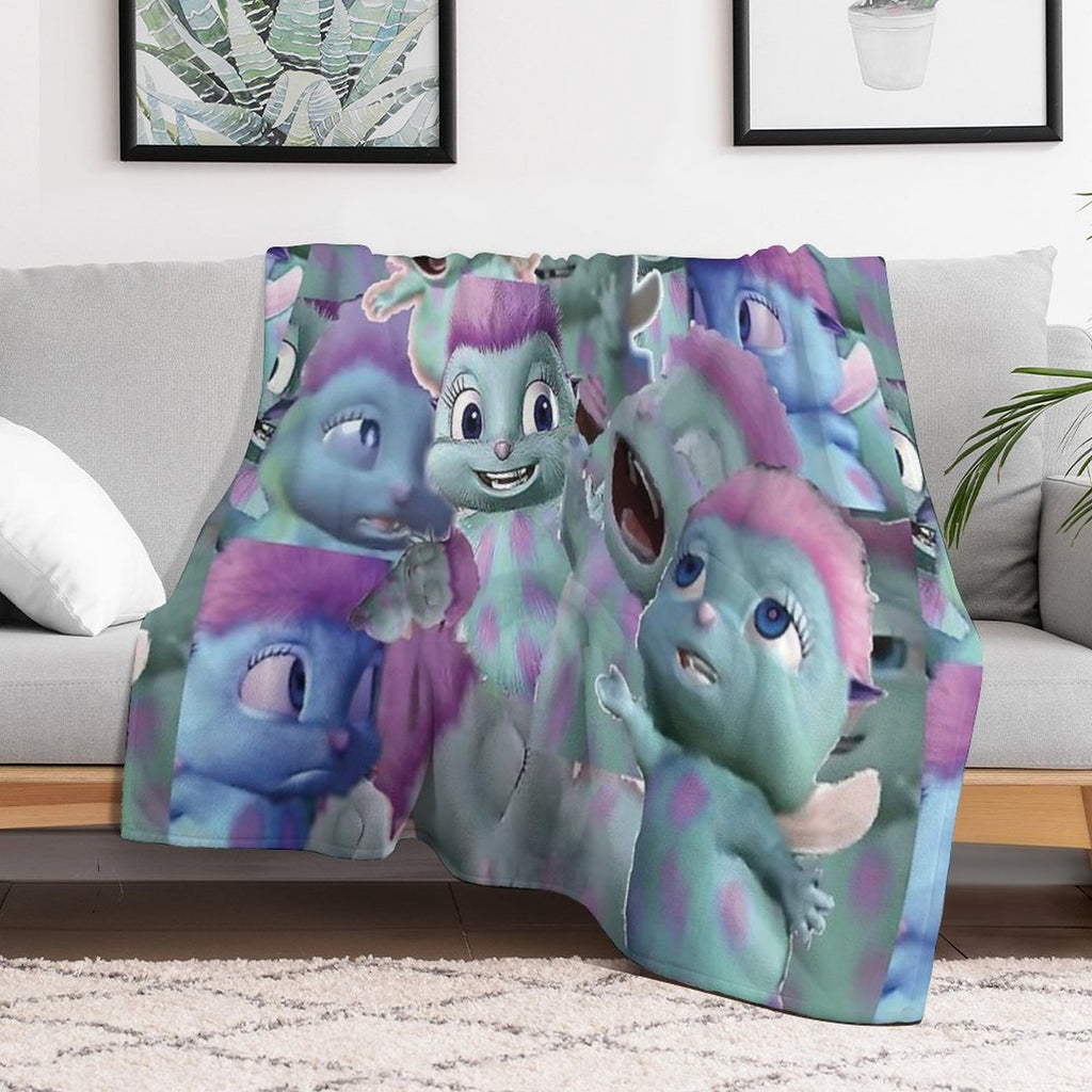 Bibble Collage Versatility Throw Blanket
