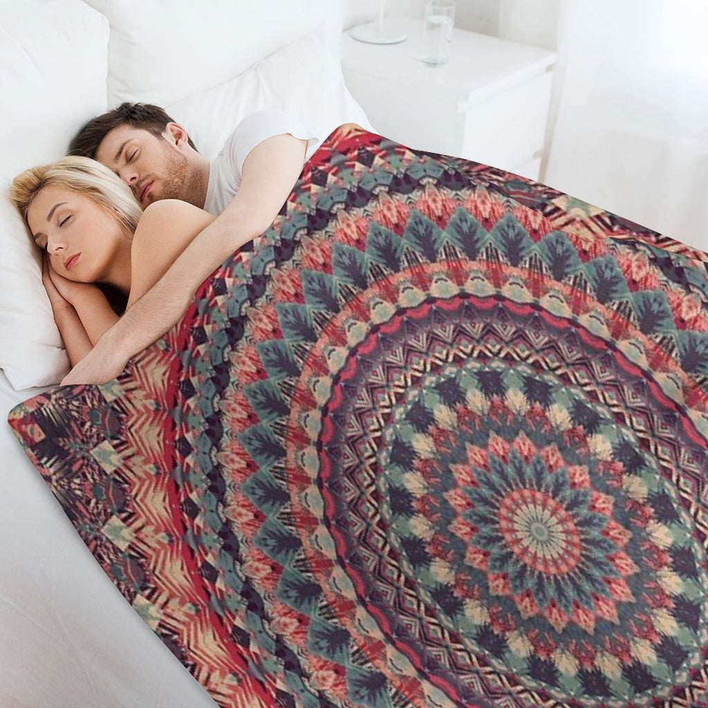 Mandala 126 Sustainable Throw Blanket
