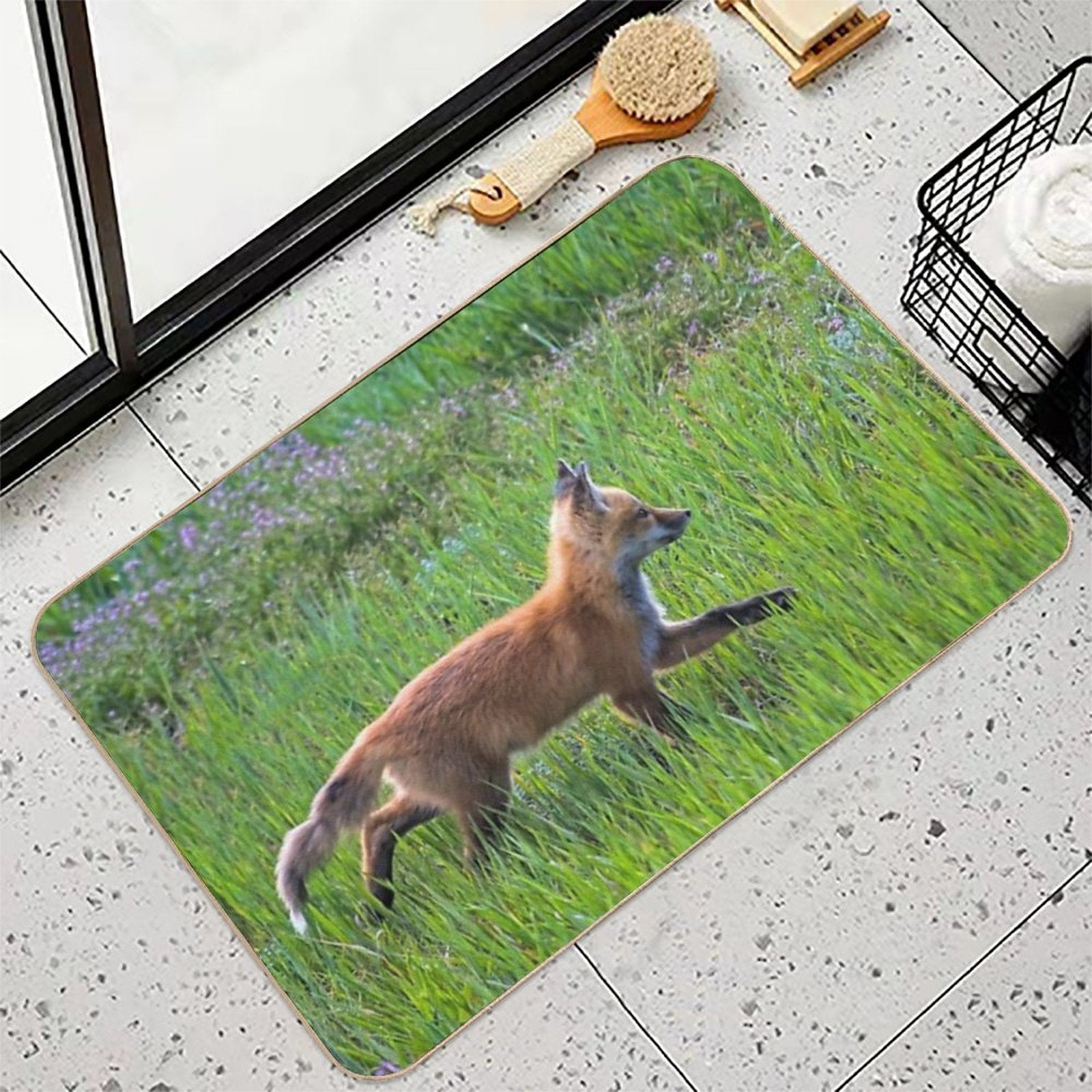Fox Trot Durable Bath Mat