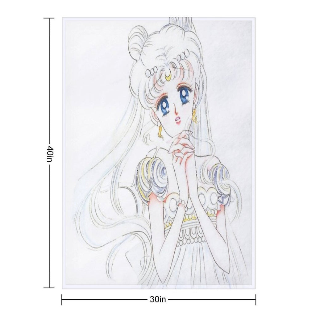 Princess Serenity Compact Throw Blanket