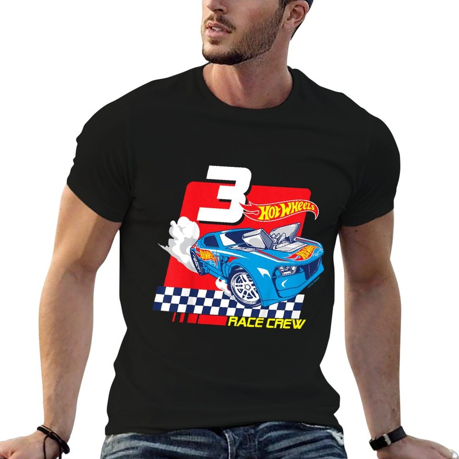 Kids Hot Wheels - Race Crew 3 Years Old  Summer-ready Fabric T-Shirt