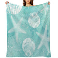Coastal Sustainable Throw Blanket