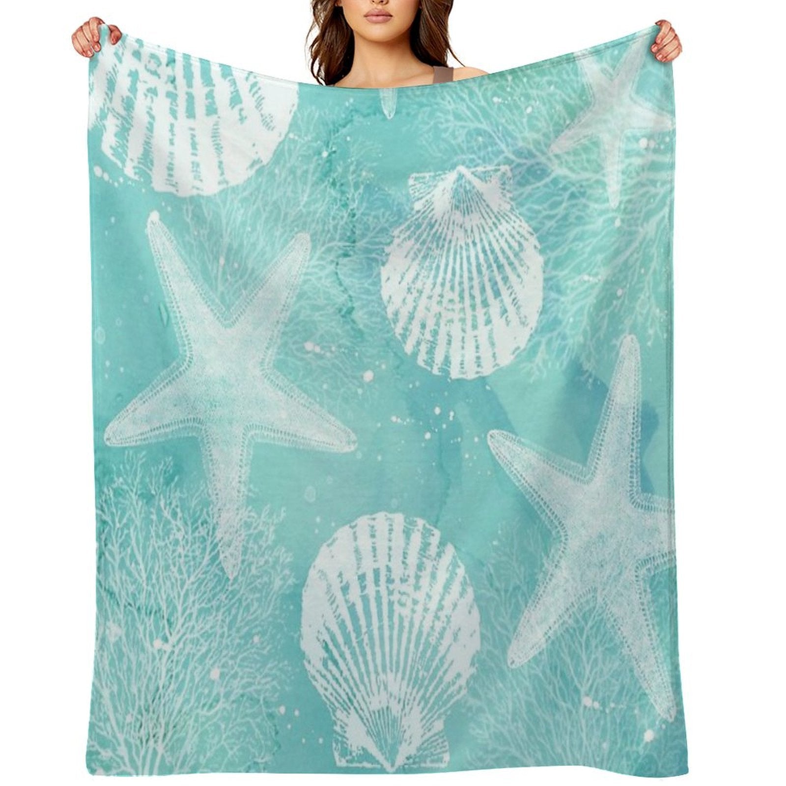 Coastal Sustainable Throw Blanket