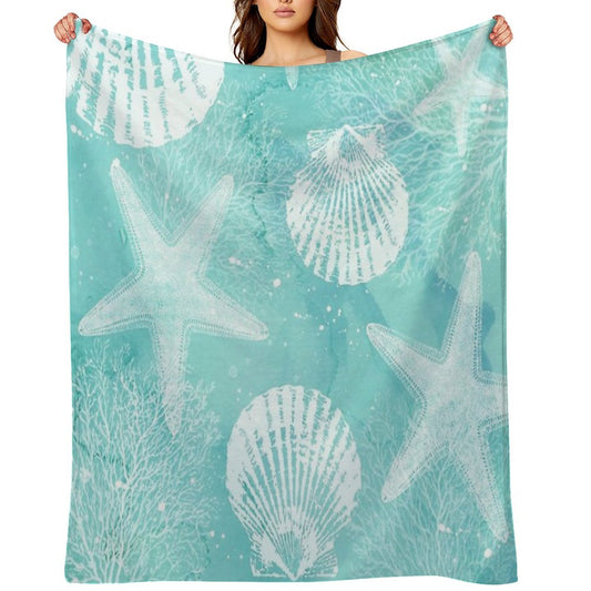 Coastal Sustainable Throw Blanket
