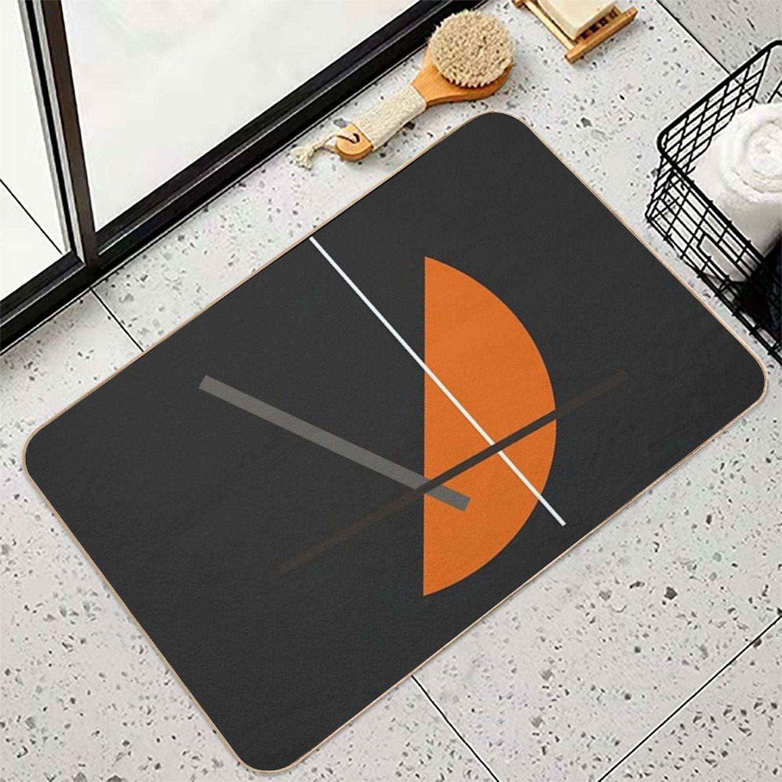 Geometric Abstract Art #8  Absorbent Bath Mat