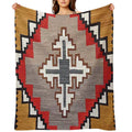Navajo Blanket,southwestern Art,native American Art,indian Art,arizona,dessert,geometric Pattern,bow And Arrows,cowboys And Indi Lightweight Throw Blanket