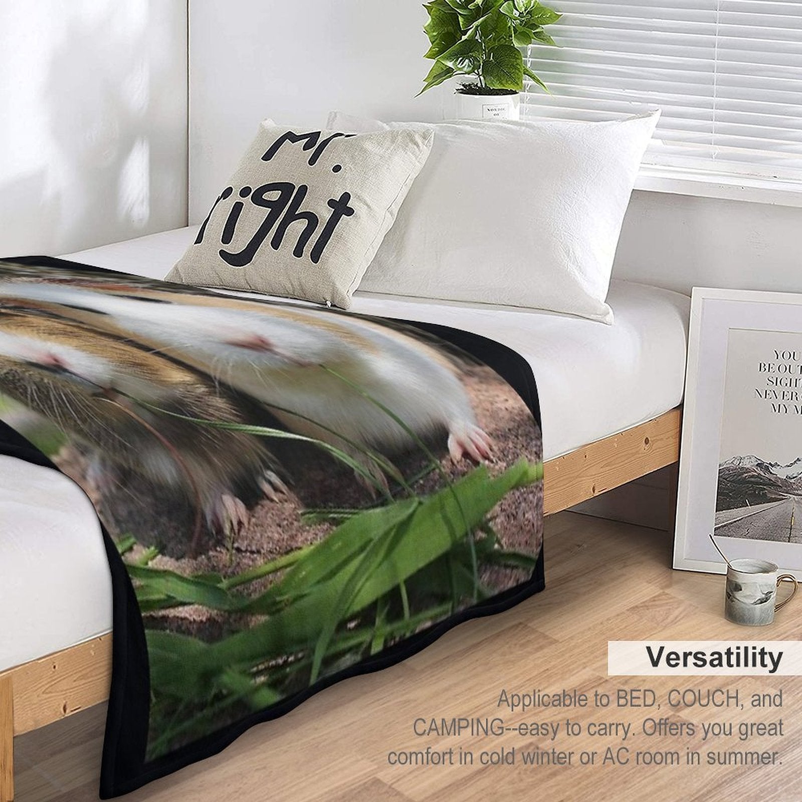 Guinea Pig – Cavy Collection – Model 01 Gift-ready Throw Blanket