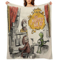 Copy of Muppets THE SHOW IS TIME RETRO Machine-washable Throw Blanket