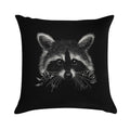 Racoon Soft Decorative Cover Throw Pillow