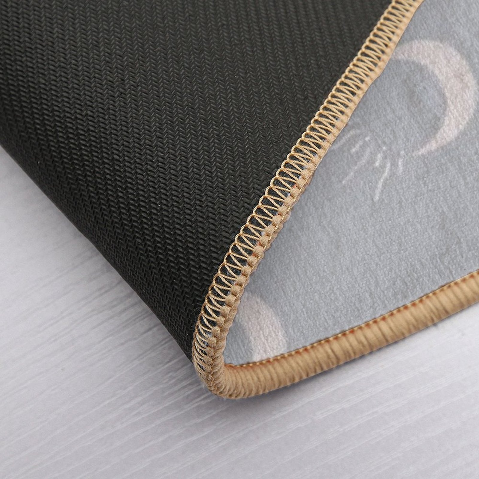 Cute Sun And Moon Design Boho Aesthetic In Muted Colors Stone Blue  Odorless Bath Mat
