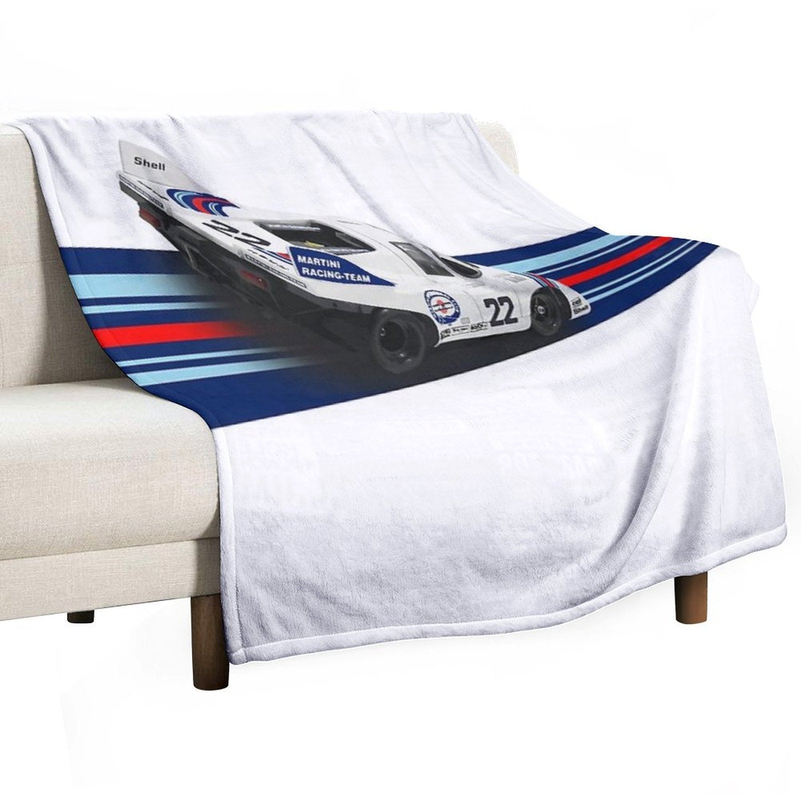 Porsch 917 Martini Racing 1971 Multi-functional Throw Blanket