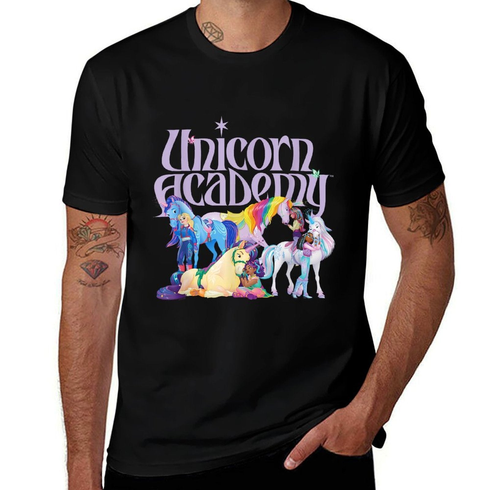 Riders And Unicorns  Slim-fit Cut T-Shirt