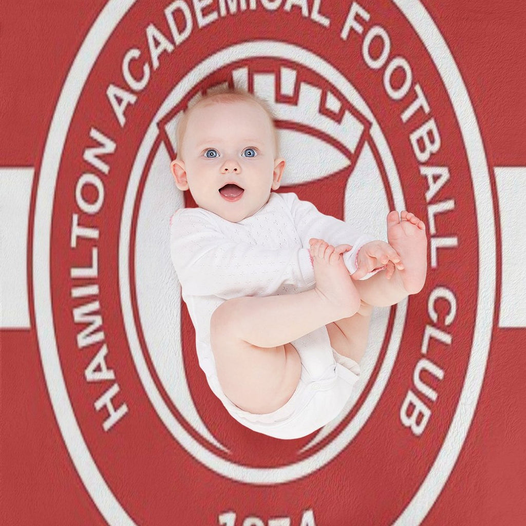 Hamilton FC Home Kit Eco-conscious Throw Blanket