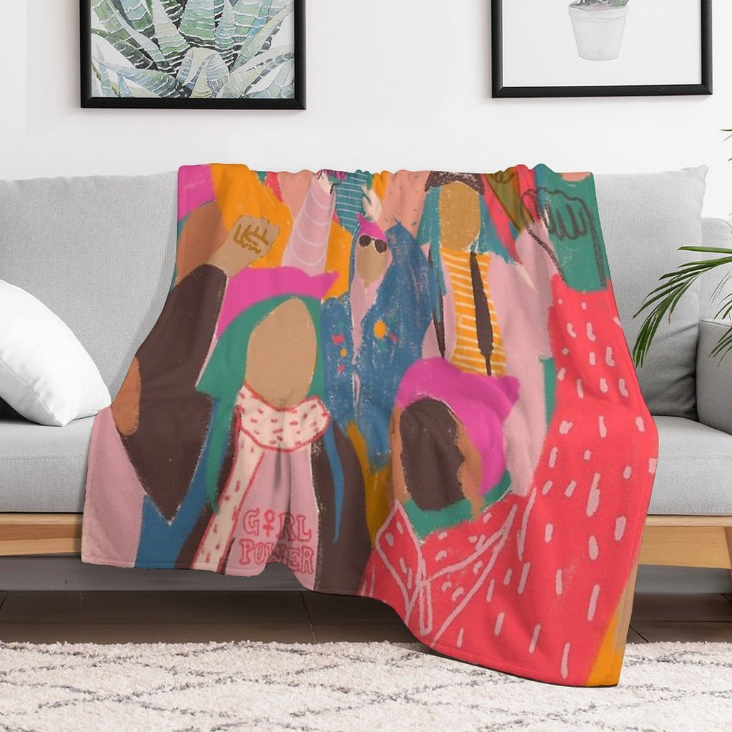 Women's March Gift-ready Throw Blanket