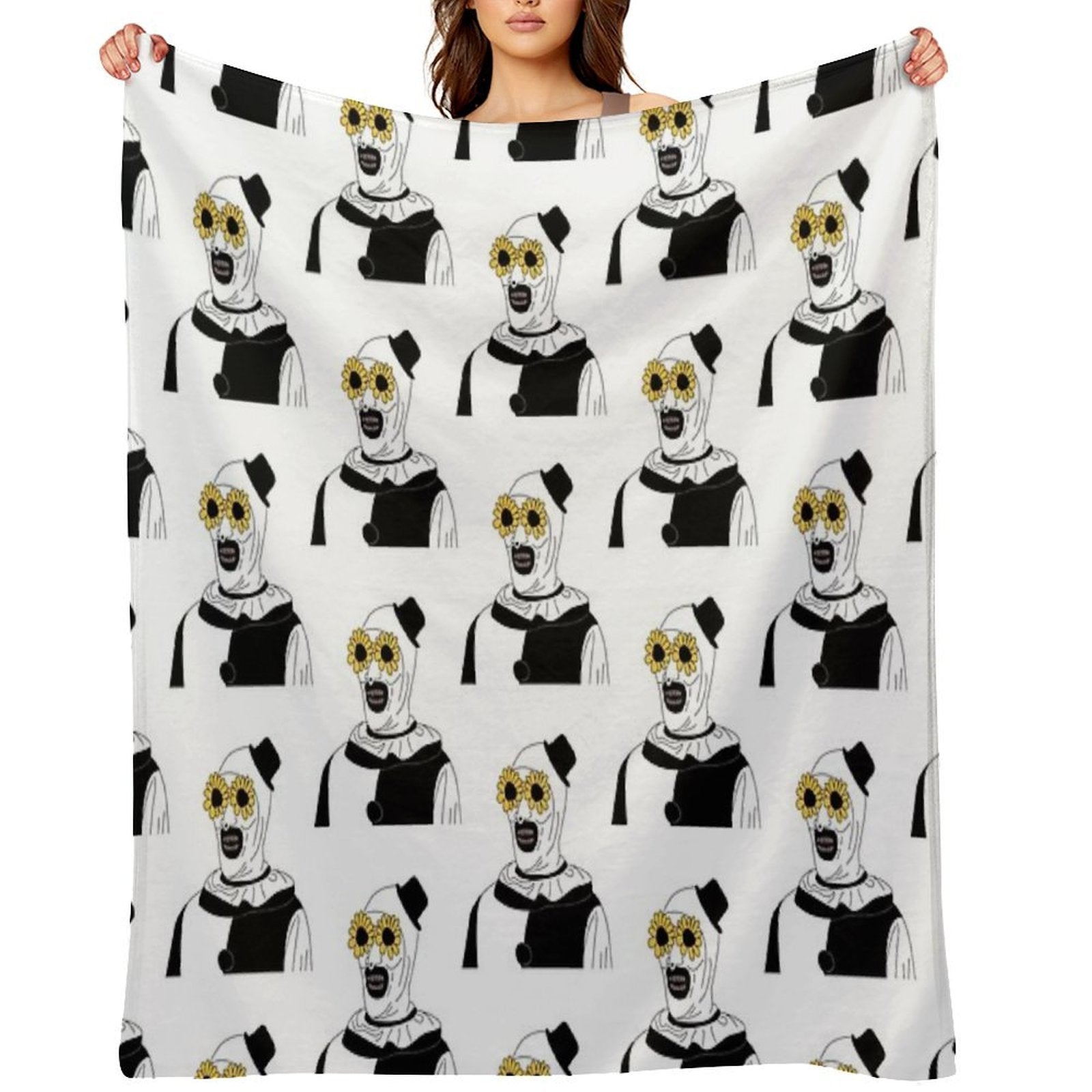 Art The Clown - Terrifier Classic Eco-conscious Throw Blanket