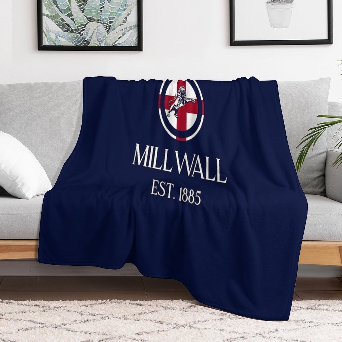 Millwall England All-season Throw Blanket