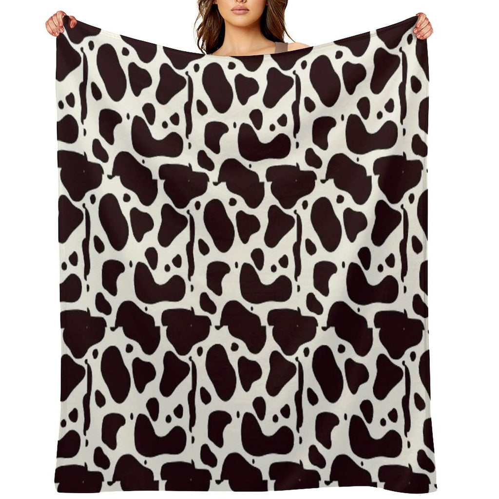 Cow Print Lightweight Throw Blanket
