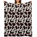 Cow Print Lightweight Throw Blanket