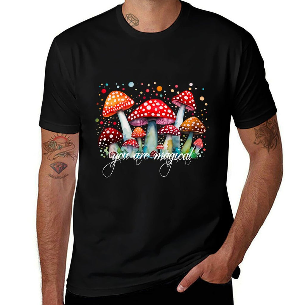 YOU ARE MAGICAL Mushrooms Different Lovely Special Unique  Vintage-inspired T-Shirt